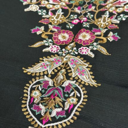 Embroided 3 Piece Khaddar | Pashmina Shawl | Embroided Khaddar Shirt | Dyed Trouser | 31368