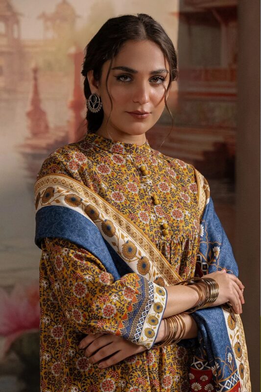 Pakistani working woman wearing khaddar outfit – Nasima Fabrics 2025