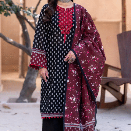 Embroidered Shirt Dupatta - 0505