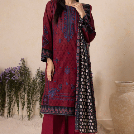 Embroidered Shirt Shalwar Dupatta - 0159