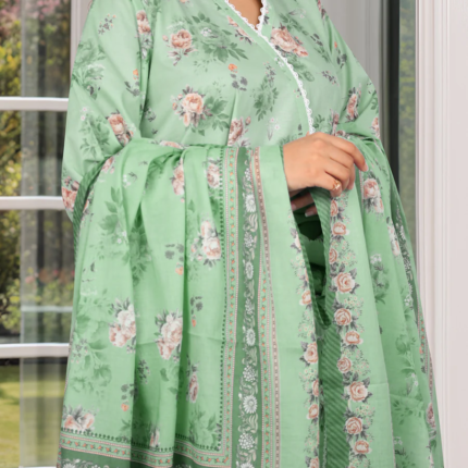 Saya Unstitched Printed Lawn 3 Piece | U01-25449-11A