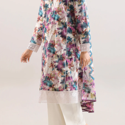 Saya Unstitched Embroidered Lawn 3 Piece
