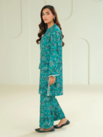 Limelight Green Khaddar Shirt-Printed (Unstitched)