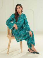 Limelight Green Khaddar Shirt-Printed (Unstitched)