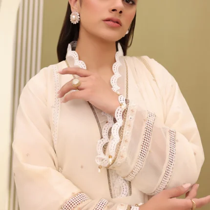 Zellbury Embroidered Shirt Shalwar Dupatta - 0282