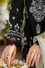 Zellbury Original Black Chikankari Lawn 3-Piece Suit (WUS25E30801)