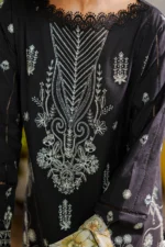 Zellbury Original Black Chikankari Lawn 3-Piece Suit (WUS25E30801)