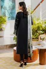 Zellbury Original Black Chikankari Lawn 3-Piece Suit (WUS25E30801)