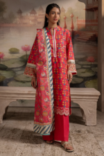 Zellbury WUW24E20437 2 Piece Embroidered Khaddar Suit
