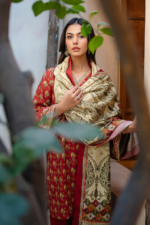 Zellbury Winter Viscose 2 Piece Suit Shirt Dupatta 0499