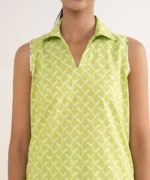 Sapphire Printed Cotton 3 Piece Lime Green 03PDD25V647B