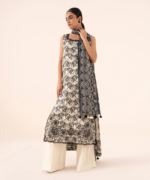 Sapphire Embroidered Cotton 3 Piece Black and White 0U3PEDY25V71