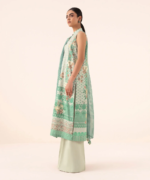 Sapphire Embroidered Cotton Viscose 3 Piece Sage Green 0U3PEDY25V79