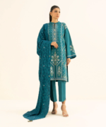 Sapphire Embroidered Khaddar 3 Piece Green 0U3PEST25V86