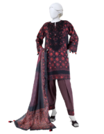 J. Embroidered Lawn 3 Piece Unstitched JLU-25-3060 Multi Colour
