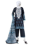 J. Embroidered Lawn 3 PC Unstitched JLU-25-3263