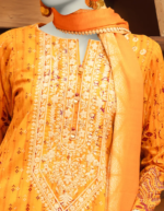 J. Mustard Embroidered Lawn 3 Piece JLU-25-3362