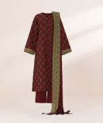 Sapphire Printed Lawn 3 Piece Maroon 2DDY25V411DS