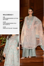 Zellbury Embroidered Shirt Shalwar Dupatta - 4211 Designer Collection