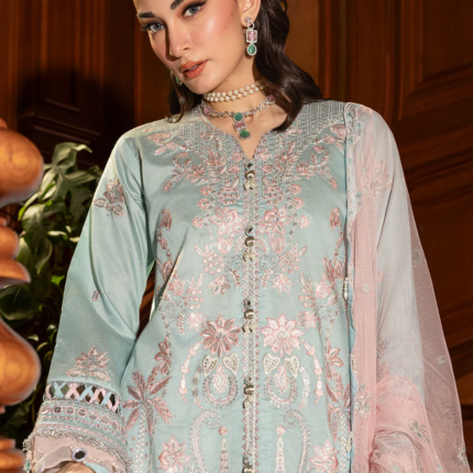 Zellbury Embroidered Shirt Shalwar Dupatta - 4211 Designer Collection