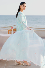 Zellbury Aqua Chikankari Lawn Suit (WUS25E30813) - 3 Piece Unstitched