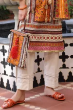 Gul Ahmed Printed Lawn 3 Piece CLP-52503 Unstitched