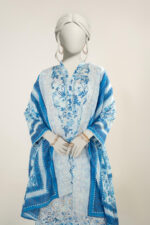 Almeerah Embroidered Lawn Chikankari 3 Piece in Ice Sky Color Desire
