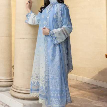 Zellbury Chikankari Embroidered Cambric 3 Piece WUC25E34009