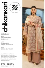 Zellbury Chikankari Embroidered Cambric 3 Piece WUC25E34011