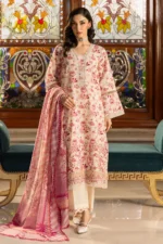 Zellbury Chikankari Embroidered Cambric 3 Piece WUC25E34012