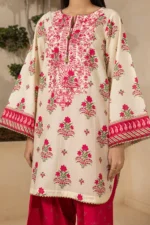 Zellbury Embroidered Lawn 2 Piece Shirt Shalwar in Beige Color WUS26E20409