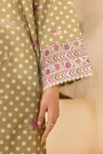 Zellbury Embroidered Lawn 2 Piece Shirt Shalwar in Light Green Color WUS26E20472