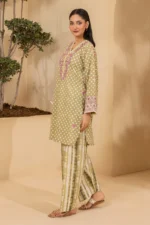 Zellbury Embroidered Lawn 2 Piece Shirt Shalwar in Light Green Color WUS26E20472