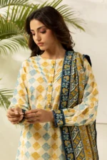 Zellbury Printed Lawn 2 Piece Shirt Dupatta WUS26X20403