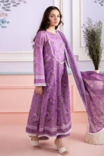 Zellbury Printed Lawn 2 Piece Shirt Dupatta in Blue Color WUS26X20592