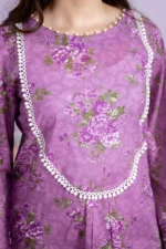 Zellbury Printed Lawn 2 Piece Shirt Dupatta in Blue Color WUS26X20592