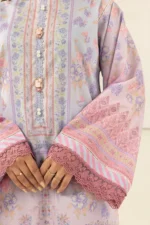 Zellbury Printed Lawn 3 Piece Sky Blue Colour WUS26X30415