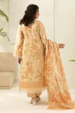 Zellbury Printed Lawn 3 Piece Beige Color WUS26X30418