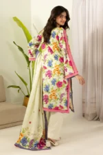 Zellbury Printed Lawn 3 Piece Off White WUS26X30419