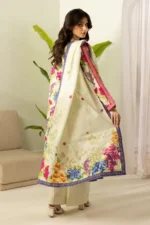 Zellbury Printed Lawn 3 Piece Off White WUS26X30419