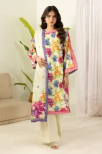 Zellbury Printed Lawn 3 Piece Off White WUS26X30419