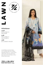 Zellbury Printed Lawn 3 Piece Blue Color WUS26X30426