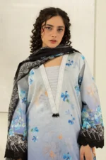 Zellbury Printed Lawn 3 Piece Blue Color WUS26X30426