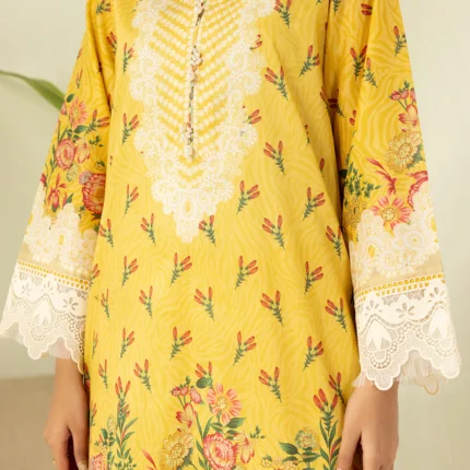 Zellbury Printed Lawn 3 Piece Mustard Color WUS26X30473