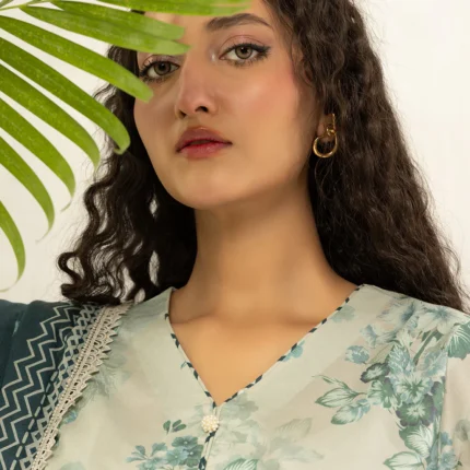 Zellbury Printed Lawn 3 Piece Grey Colour WUS26X30483