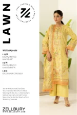 Zellbury Printed Lawn 3 Piece Lemon Yellow WUS26X30486