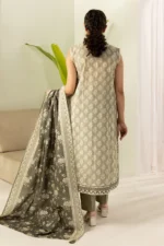 Zellbury Printed Lawn 3 Piece in Grey Color WUS26X30549