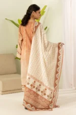 Zellbury Printed Lawn 3 Piece in Rust Color WUS26X30551