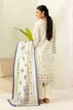 Zellbury Printed Lawn 3 Piece in Off White Color WUS26X30552