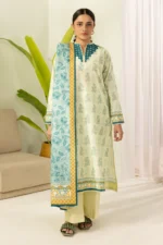 Zellbury Printed Lawn 3 Piece in Off White Color WUS26X30553